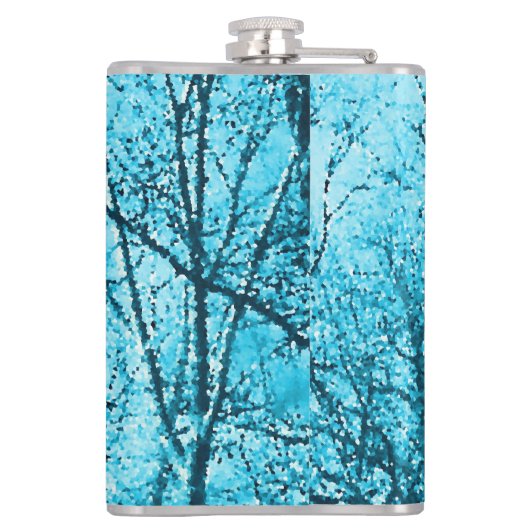 Forest In Azure Heupfles (Achterkant)