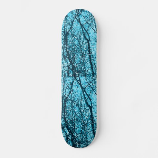 Forest In Azure Skateboard (Voorkant)