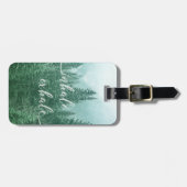 Forest inhaleren uitademingsofferte Motivatie Natu Bagagelabel (Voorkant horizontaal)