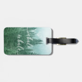 Forest inhaleren uitademingsofferte Motivatie Natu Bagagelabel (Achterkant horizontaal)