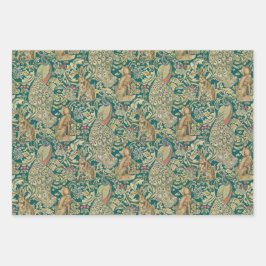 "Forest" Inpakpapier Plat Vellen Set van 3 Morris