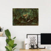 Forest Interior - André Giroux Fine Art Poster (Thuiskantoor)