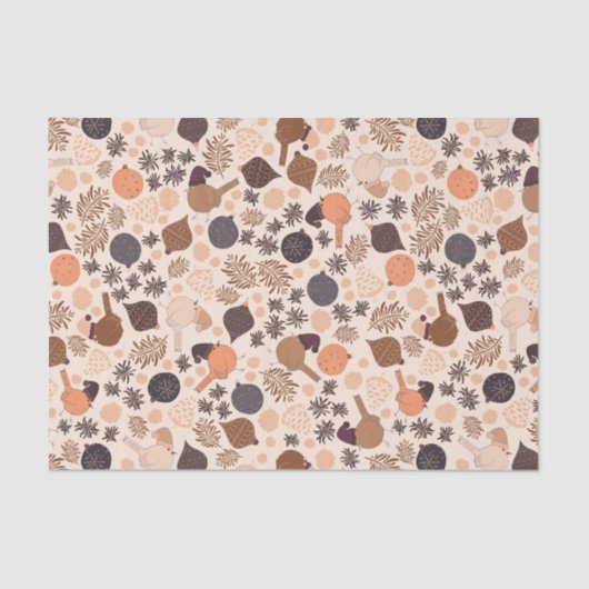 Forest kerst Light Tissuepapier (Voorkant)