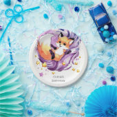 Forest Kindervos Verjaardag Papieren Bordje (Feest)