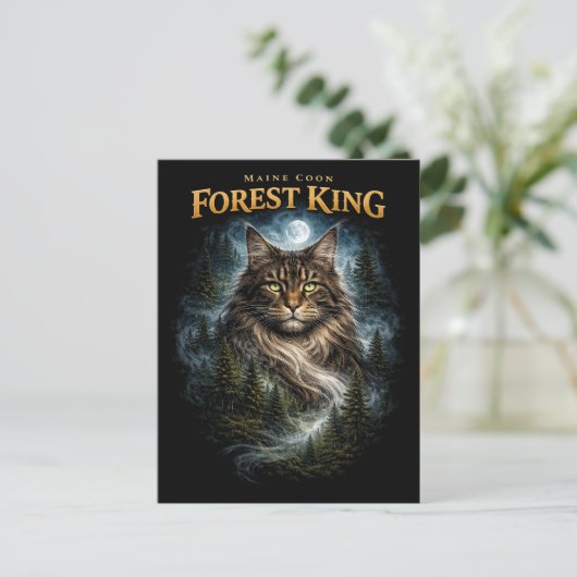 Forest King Briefkaart (Staand voorkant)