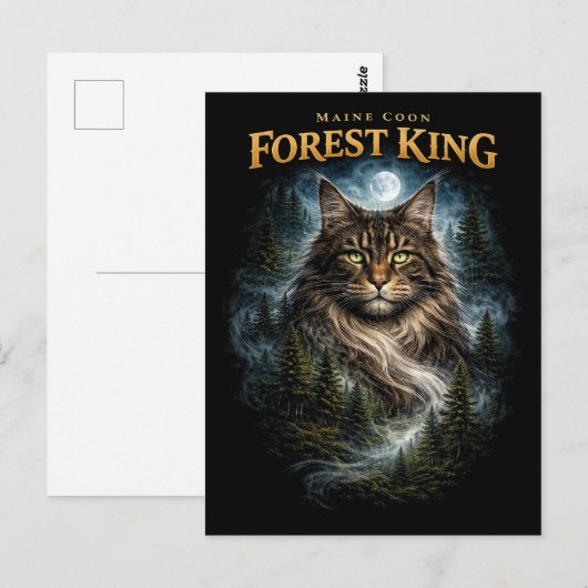 Forest King Briefkaart (Voorkant / Achterkant)