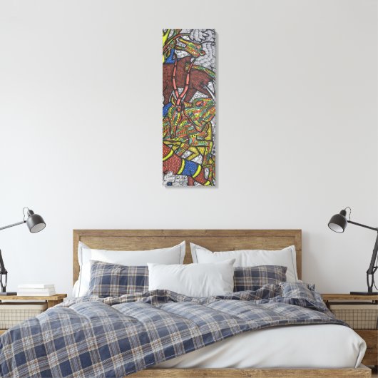 Forest King Canvas Afdruk (Insitu (Slaapkamer))