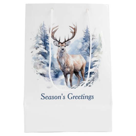 Forest King Holiday Medium Cadeauzakje (Achterkant)