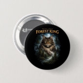 Forest King Ronde Button 5,7 Cm (Voorkant /achterkant)