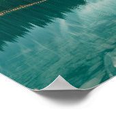 Forest Lake - Creëer Je Eigen Motivatie Poster (Hoek)