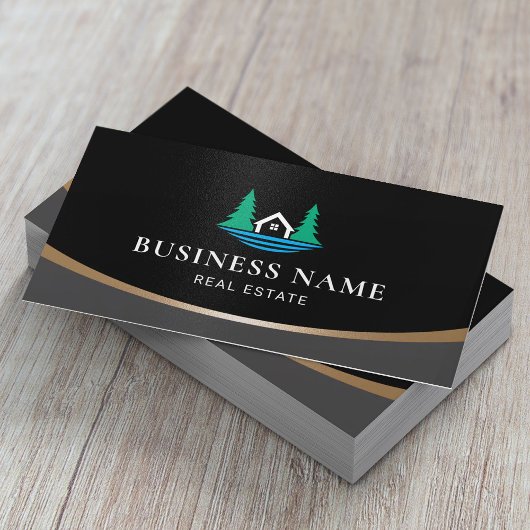 Forest Lake House Logo makelaar makelaar Visitekaartje