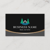 Forest Lake House Logo makelaar makelaar Visitekaartje (Voorkant)