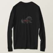 Forest Landscape Art -Serene Woodland Illustration T-shirt (Design achterkant)