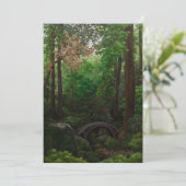 Forest Landscape Painting-Wenskaart (Staand voorkant)