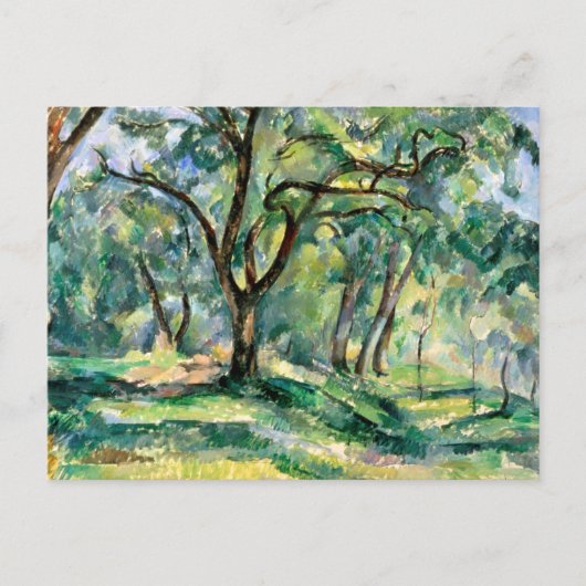 Forest Landscape Paul Cezanne Briefkaart (Voorkant)
