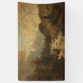 Forest Landscape Scene (door Josef Kriehuber) Spandoek (Verticaal)