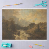 Forest Landscape Scene (door Josef Kriehuber) Tissuepapier (Craft)