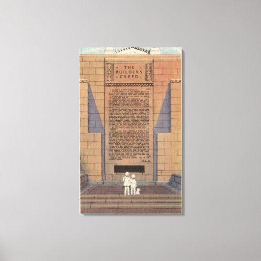 Forest Lawn Memorial Park, Bouwer gemaakt Canvas Afdruk (Voorkant)