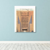 Forest Lawn Memorial Park, Bouwer gemaakt Canvas Afdruk (Insitu (Houten vloer))