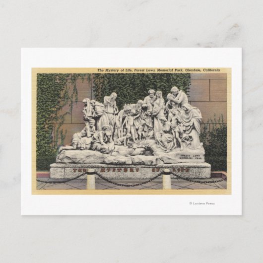 Forest Lawn Memorial Park, Mystery of Life Briefkaart (Voorkant)