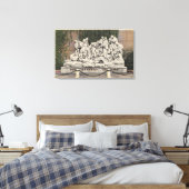 Forest Lawn Memorial Park, Mystery of Life Canvas Afdruk (Insitu (Slaapkamer))