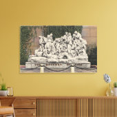 Forest Lawn Memorial Park, Mystery of Life Canvas Afdruk (Insitu (Woonkamer))