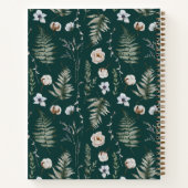 Forest Leaves Floral Botanical Recept Kookboek Notitieboek (Achterkant)