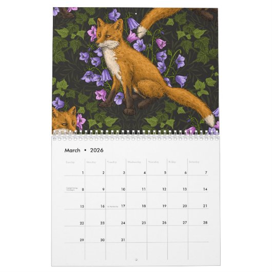 Forest life Calendar Kalender (Mar 2026)