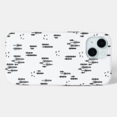 Forest Line Art-patroon Case-Mate iPhone Case (Achterkant (horizontaal))