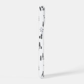 Forest Line Art-patroon iPhone 15 Case (Rechterkant)