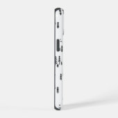 Forest Line Art-patroon iPhone 15 Case (Rechterkant)