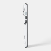 Forest Line Art-patroon iPhone 15 Case (Linkerkant)