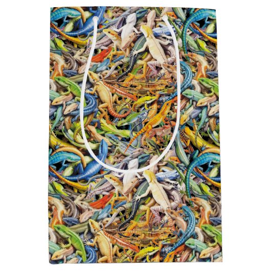 forest lizard clump medium cadeauzakje (Voorkant)