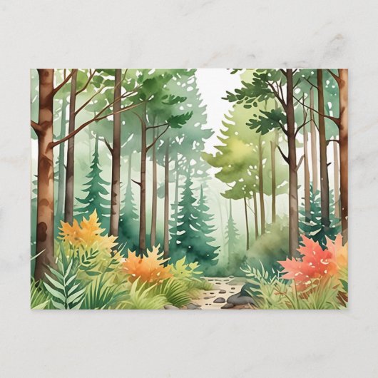 Forest Magic Woodsy Briefkaart (Voorkant)