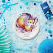 Forest Magical Fox Verjaardag Papieren Bordje (Feest)