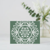 Forest Mandala Briefkaart (Staand voorkant)