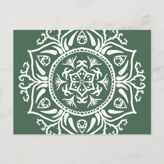 Forest Mandala Briefkaart (Voorkant)