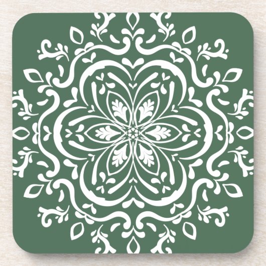 Forest Mandala Drankjes Onderzetter (Voorkant)