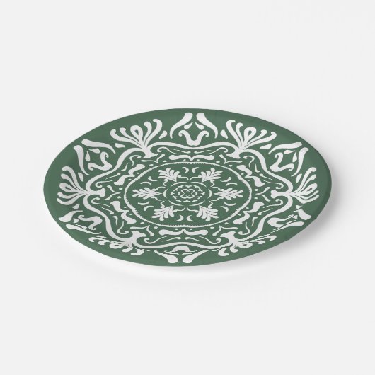 Forest Mandala Papieren Bordje (Gekanteld)