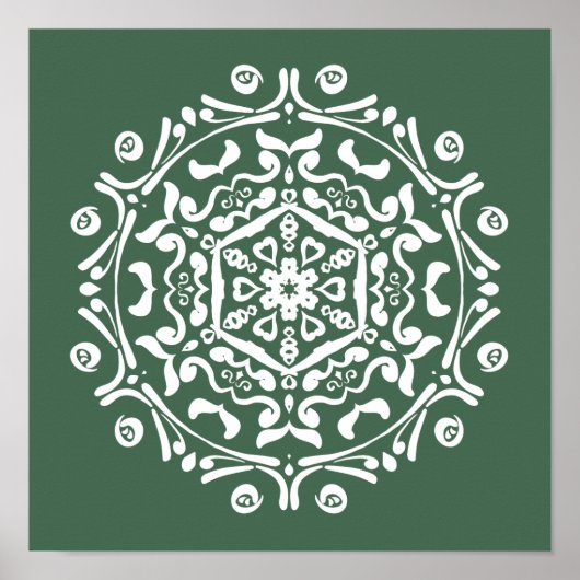 |Forest Mandala Poster (Voorkant)