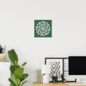 Forest Mandala Poster (Thuiskantoor)
