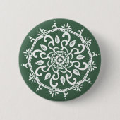 Forest Mandala Ronde Button 5,7 Cm (Voorkant)