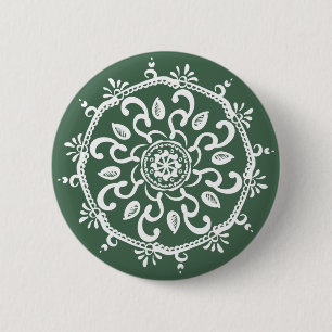 Forest Mandala Ronde Button 5,7 Cm
