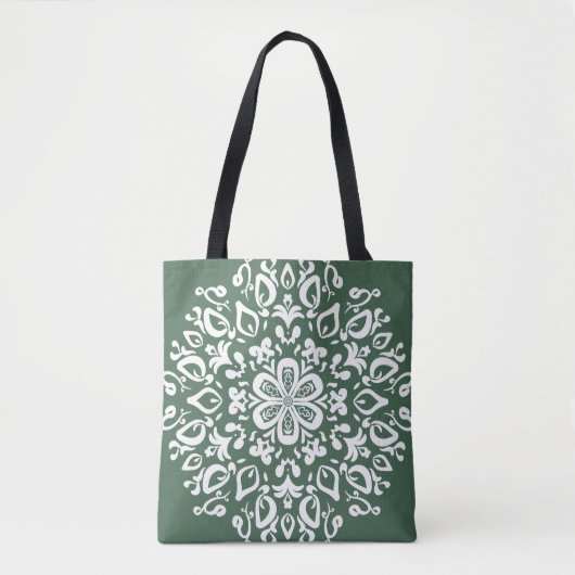 Forest Mandala Tote Bag (Voorkant)