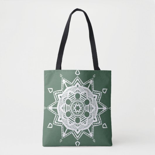 Forest Mandala Tote Bag (Voorkant)