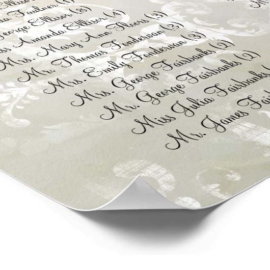 Forest Mason Jar Lavender Heart Leaf Tree Wedding Poster (Hoek)