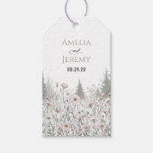 Forest Meadow Wedding Cadeaulabel (Voorkant)