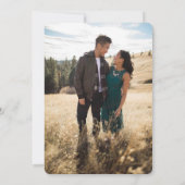 Forest Meadow Wedding Kaart (Achterkant)