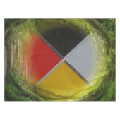 Forest Medicine Wheel Tablecloth Tafelkleed (Voorkant (Horizontaal))