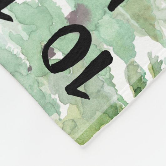 Forest Milestone Growth Blanket Fleece Deken (Hoek)